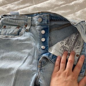 Levi jeans 501 S skinny jeans, size 24